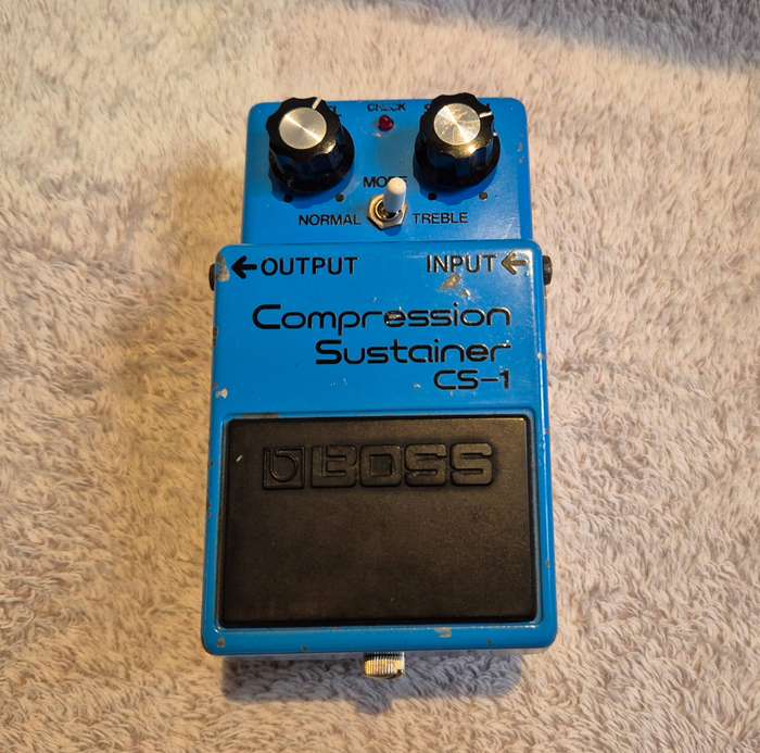 1980 Vintage MIJ Boss CS-1 Compressor Pedal