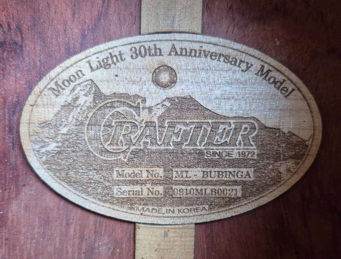 30th Anniversary Moonlight Crafter Acoustic Guitar