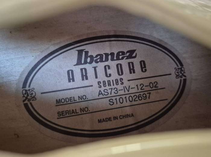 Ibanez AS73-IV  Artcore Series Semi-Hollowbody Electric Guitar