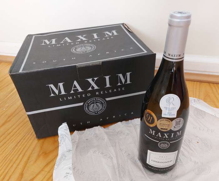Maxim Limited Release 2017 Chardonnay (No Longer Available)