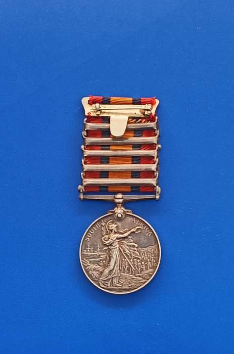 ANGLO BOER WAR - QSA - 5 CLASPS - FULL SIZE