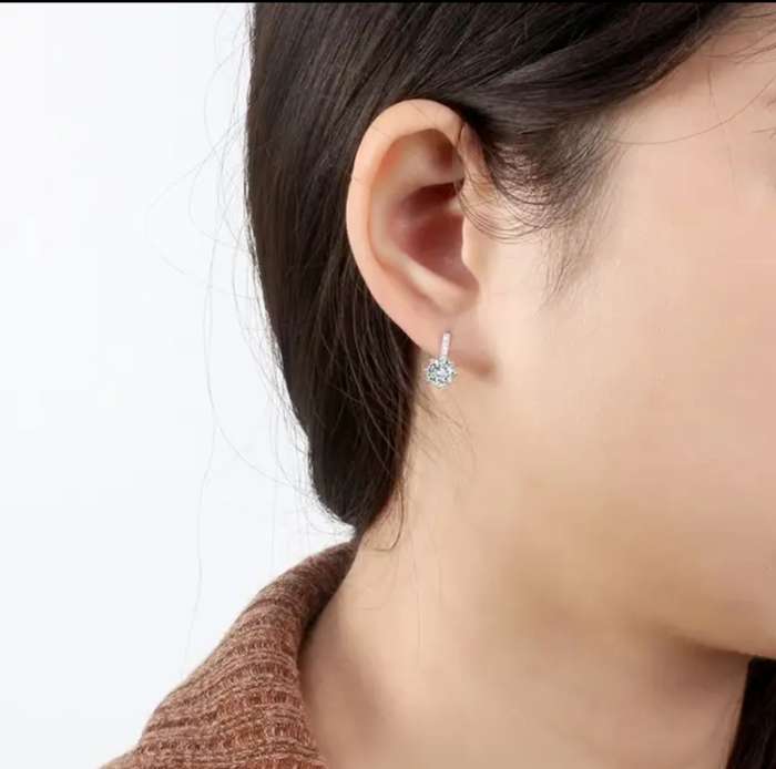 925 Silver Bijoux CZ Stud Earrings