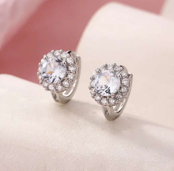 SPECIAL - 925 Silver CZ Earrings (3)