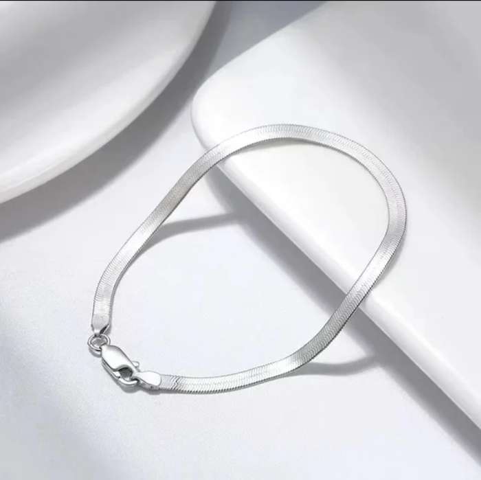 SPECIAL - 925 Italian Silver 3mm Snake Chain Bracelet