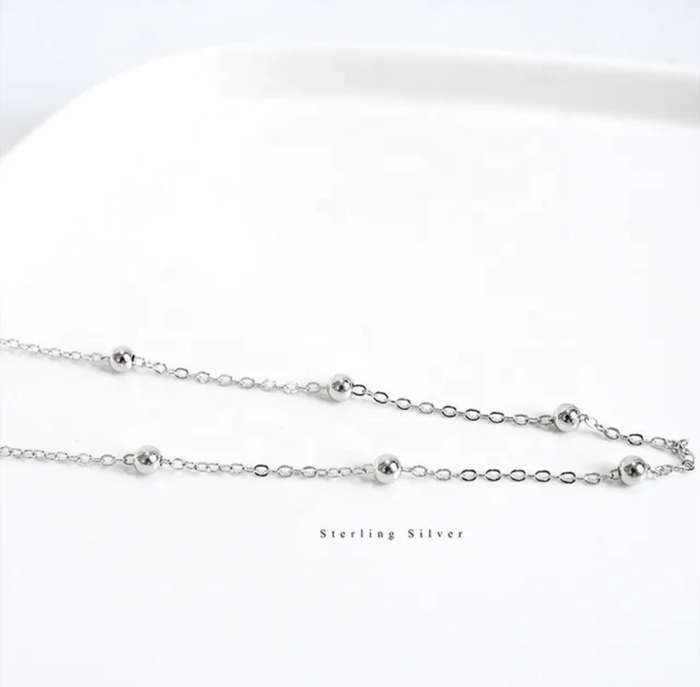 SPECIAL - 925 Silver Little Balls Necklace