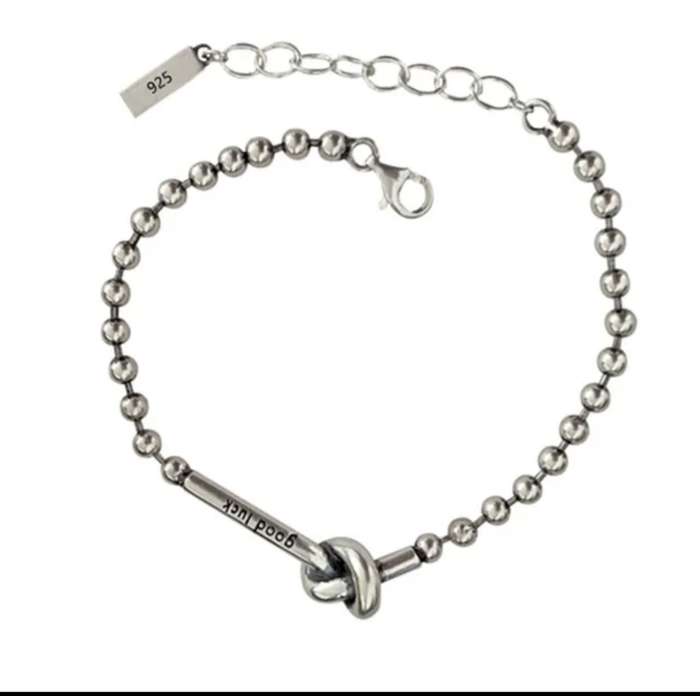 925 Silver Good luck Knot Bracelet