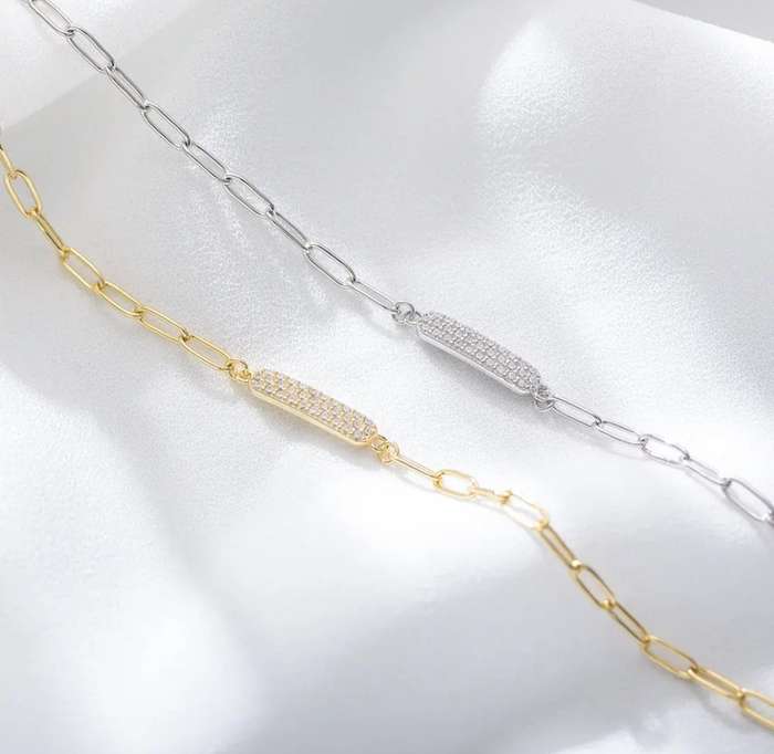 925 Silver Micro-Paved CZ Bracelet