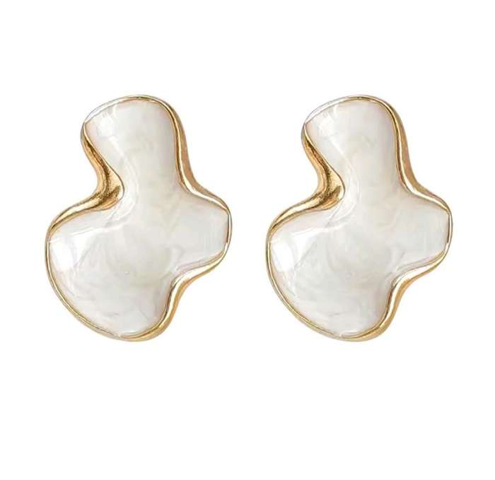 925 Silver Gold Plated Cloud Earrings