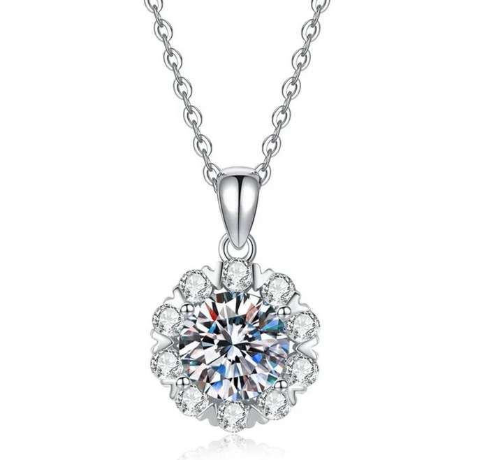 2ct Moissanite Nicky Necklace