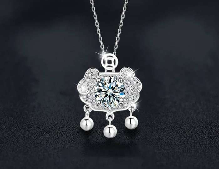 1ct Moissanite Serene Necklace
