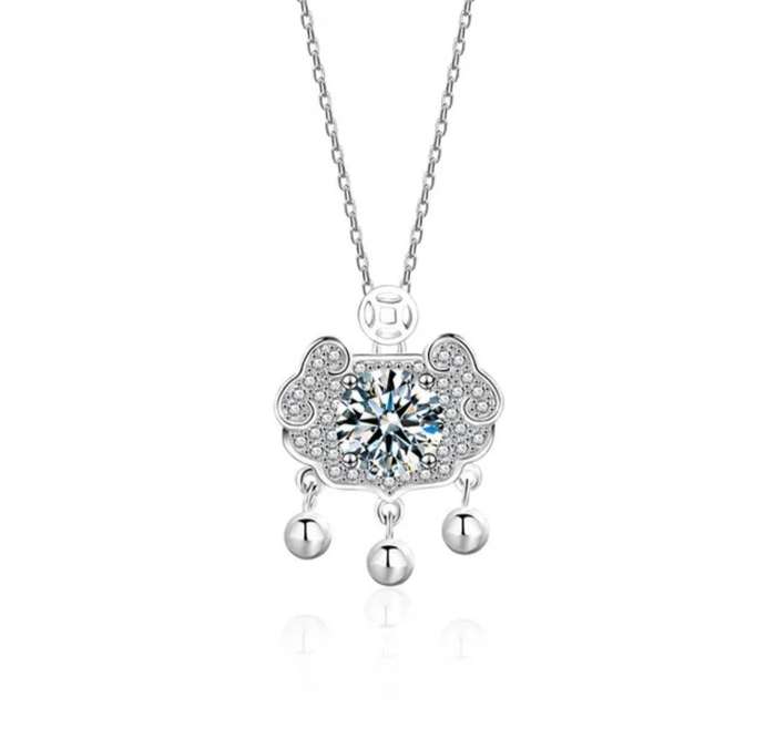 1ct Moissanite Serene Necklace