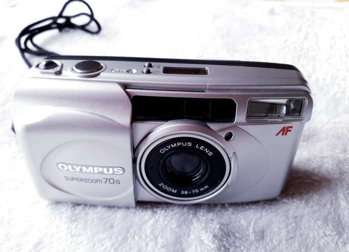 Vintage Olympus Camera with Protective Case | Secondhand
