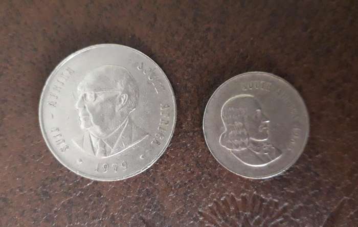 South African Coins Lot 1965-1979 | R1 20c 10c 5c pieces