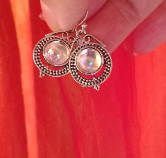 Elegant Moonstone Drop Earrings