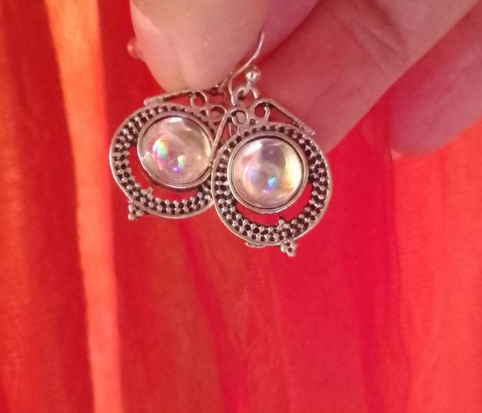 Elegant Moonstone Drop Earrings