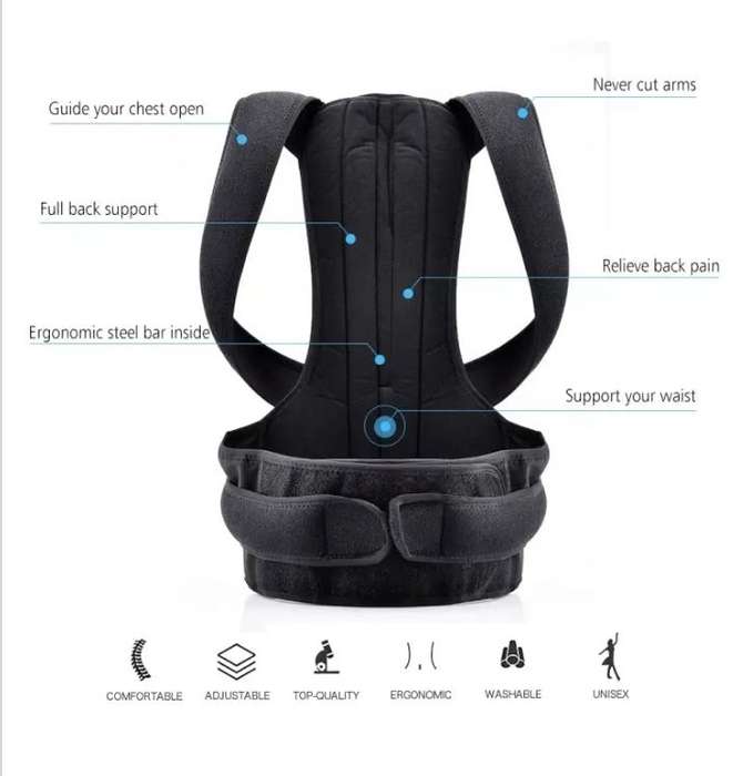 Back Support Brace Posture Corrector - LARGE