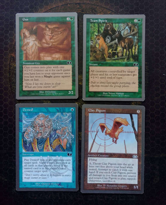 Magic the gathering vintage Unglued set of four cards