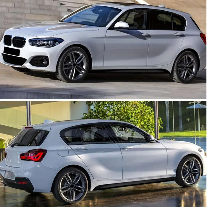 BMW Side Skirt Sticker Decals in sleek Gloss Black