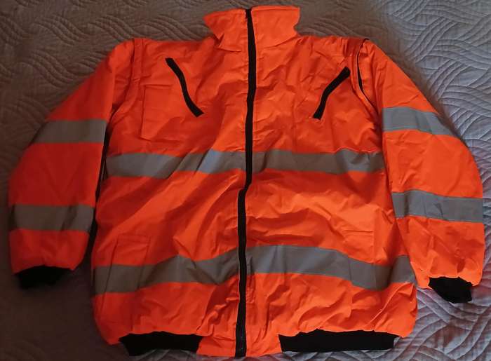 PPE Bunny/Bomber Jacket c/w Zip-Off Sleeves (Large to Xl fit)