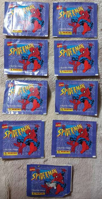Spiderman Marvel 95' Collector Stickers (9 × 6pk)