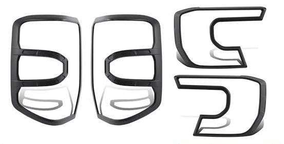 Light Trimmings- 2023+ Ford Ranger T9 Sport/Wildtrack Front and Rear