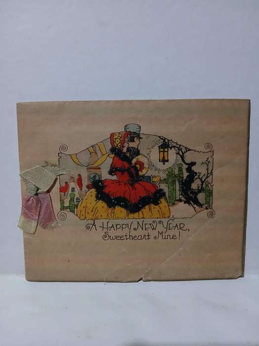 Vintage new years card