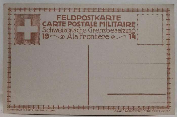 1914 Mint Feldpostkarte carte postale militaria