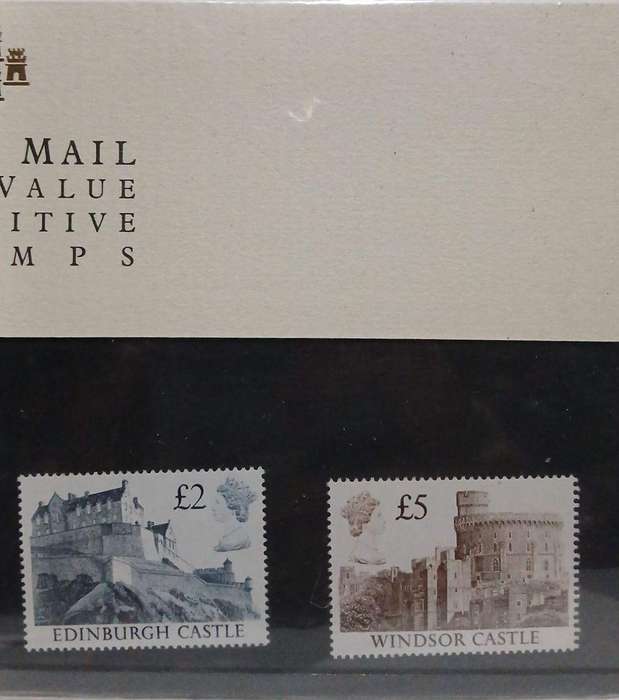 Royal mail high value definitive Stamps mint set castles