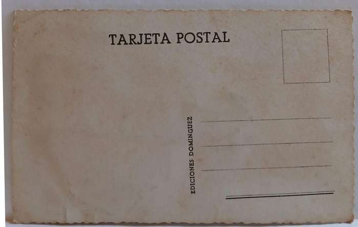 Vintage Silk embroided postcard of dancer