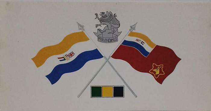 FDC infantry training unit autographed by the commanding officer Col. BURGER