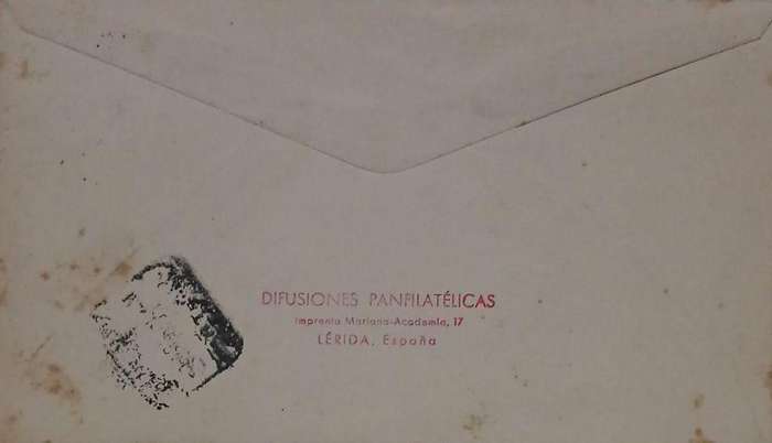 Commemorative FDC of convoy de la victoria Spanish civil war