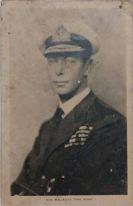 Vintage RPPC of King George V1