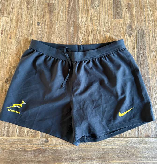 SPRINGBOK RUGBY PLAYER ISSUE Training shorts in XXL