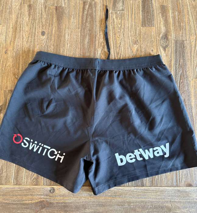 SPRINGBOK RUGBY PLAYER ISSUE Training shorts in XXL