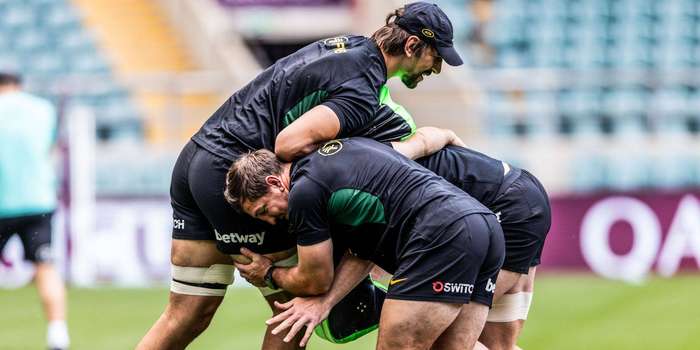 SPRINGBOK RUGBY PLAYER ISSUE Training shorts in XXL