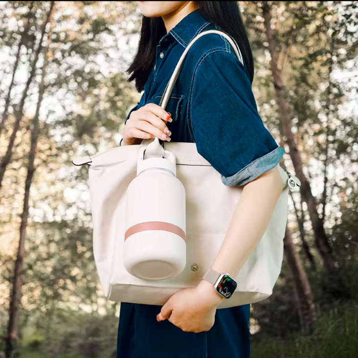 Insulated Portable Travel 3 in 1 Pet Water Feeder Bottle