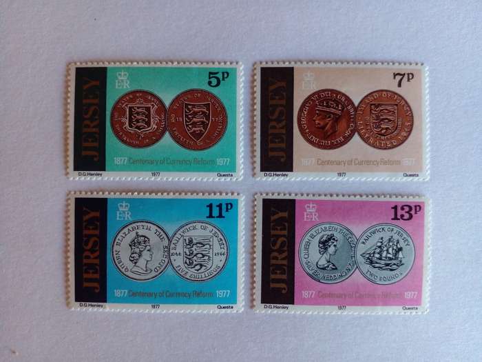 Jersey 1977 100th Anniversary of Currency Reform