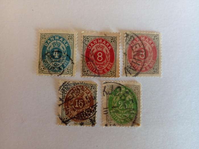 Denmark 1875 Royal Emblem