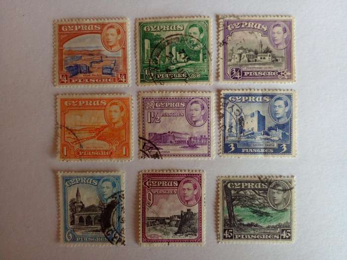 Cyprus 1938 KGVI Landscapes