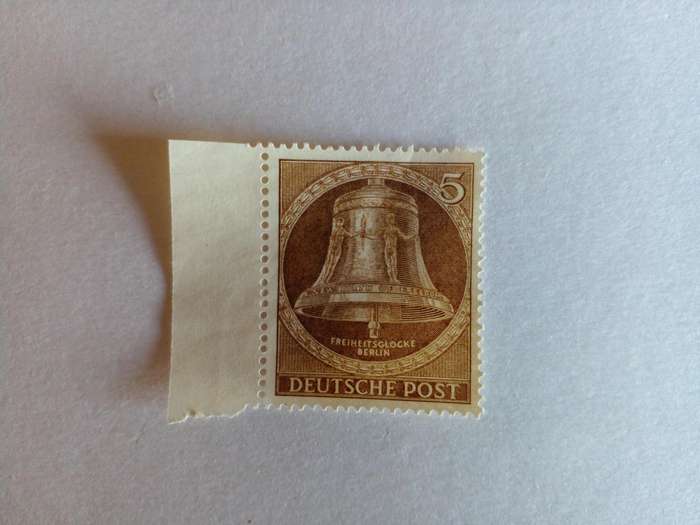 Germany (Deutsche Post) 1953 Freedom Bell (Clapper at Rest)