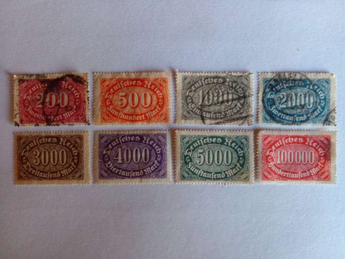 Germany (Deutsches Reich) 1922-23 Numerals
