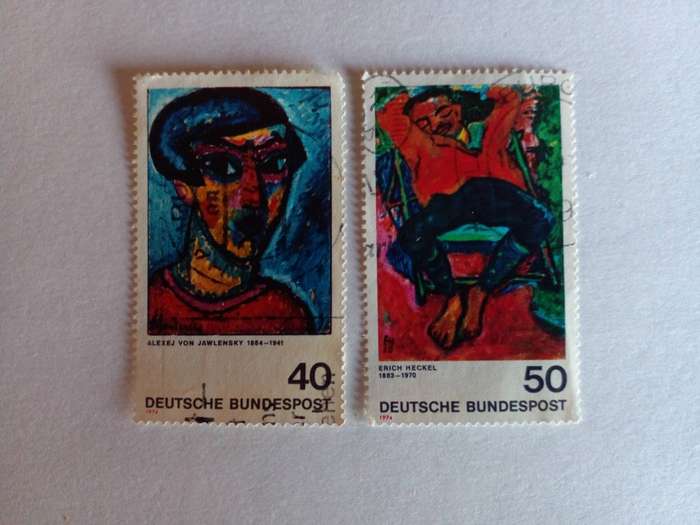 Germany (Bundespost) 1974 Paintings