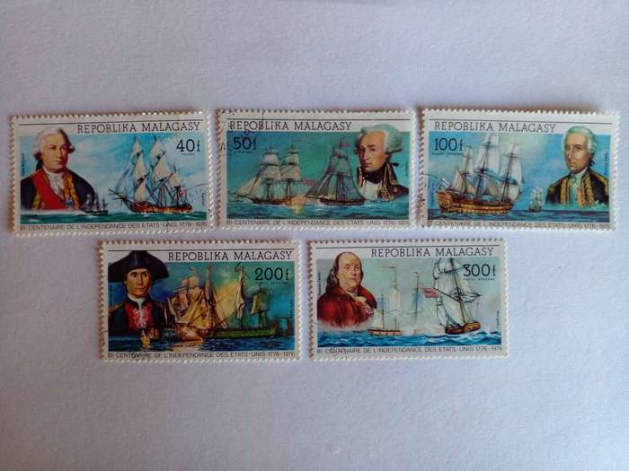 Madagascar 1975 200th Anniversary of Independence of USA