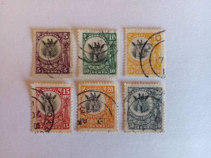 Tanganyika 1922 Giraffe
