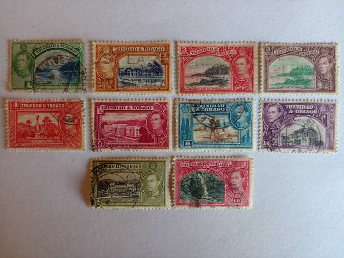 Trinidad and Tobago 1938 KGVI Landscapes