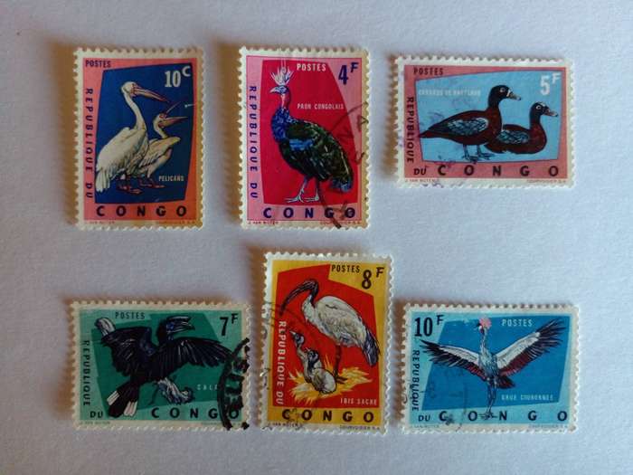 Congo (DRC) 1963 Protected Birds