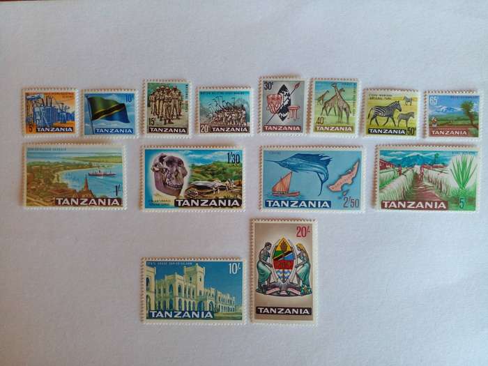 Tanzania 1964 Local Motifs (Complete Set)