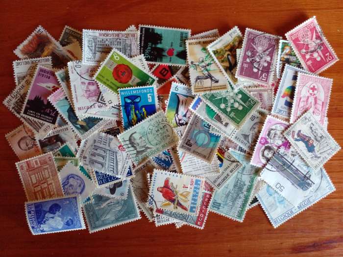Belgium Selection 100 Stamps