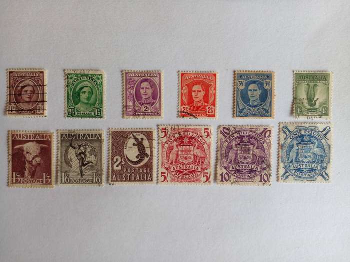 Australia 1942-50 Second Definitive Issue