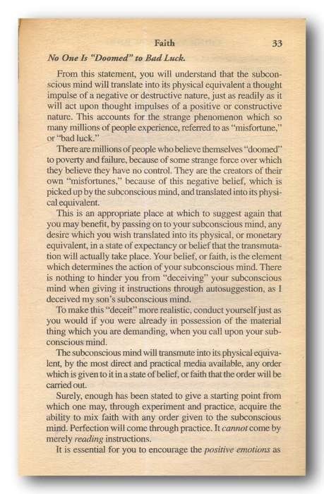 Think and Grow Rich by Napoleon Hill (1st Ballantine Ed Jan 1983)